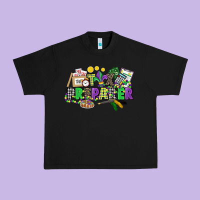 Tax Preparer Mardi Gras Urban Heavy Tee Designed By Cowgirlartshop
