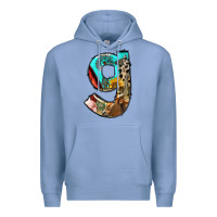 Colony Blue farm life alphabet lowercase letters g Premium Hoodie - BundleAndBundleShop