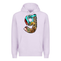 Lilac farm life alphabet lowercase letters g Premium Hoodie - BundleAndBundleShop