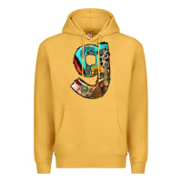 Mustard farm life alphabet lowercase letters g Premium Hoodie - BundleAndBundleShop