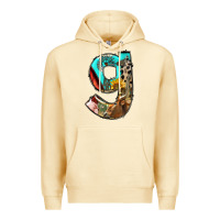 Pina Colada farm life alphabet lowercase letters g Premium Hoodie - BundleAndBundleShop