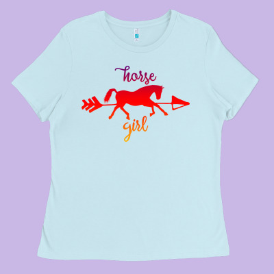Horse Girl Ladies Tee Designed By Bettercallsaul