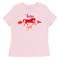 Bubblegum Pink Horse Girl Ladies Tee - Bettercallsaul