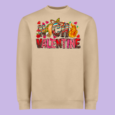 Nach Valentine Heavyweight Sweatshirt Designed By Cowhidedigitalart
