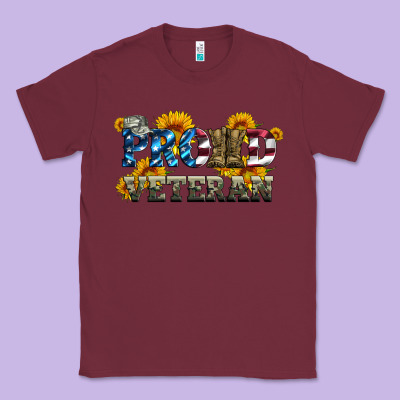 Proud Veteran Boots And Hats Classic Tee Designed By Artiststas