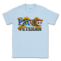 Dusty Blue proud veteran boots and hats Classic Tee - Artiststas