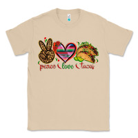 Mushroom Peace love tacos Classic Tee - NancyCooperArtShop