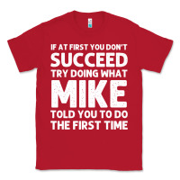 Red mike gift name personalized birthday funny christmas joke Classic Tee - minhPixels