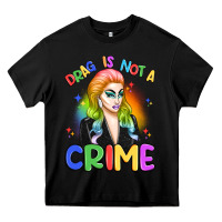 Black drag is not a crime Heavy Core Tee - Artiststas
