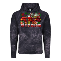 Cloud Black tis the season christmas truck Vintage Hoodie - CowGirlArtShop