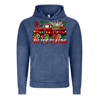 Vintage Denim tis the season christmas truck Vintage Hoodie - CowGirlArtShop