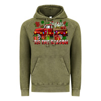 Vintage Olive tis the season christmas truck Vintage Hoodie - CowGirlArtShop