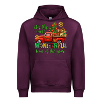 Mauve Wine its the most wonderful time of the year Urban Hoodie - AdoDesignShop