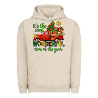 Pigment French Oak its the most wonderful time of the year Urban Hoodie - AdoDesignShop