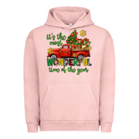 Pigment Salmon its the most wonderful time of the year Urban Hoodie - AdoDesignShop