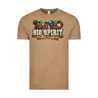 Vintage Coffee Small town big spirit Baseball Vintage Tee - HowdyJamesFarm