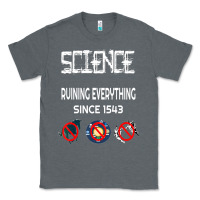 Charcoal Heather Science Ruining Everything Since 1543 Aliens Classic Tee - minhPixels