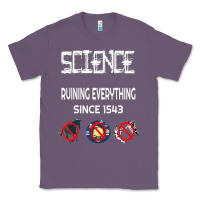 Lavender Science Ruining Everything Since 1543 Aliens Classic Tee - minhPixels