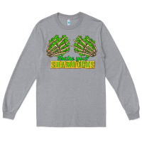Heather Grey Shake Your Shamrocks St. Patrick's Day Long Sleeve Tee - CowGirlArtShop