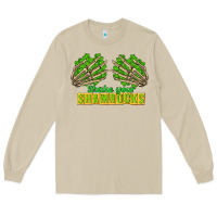Mushroom Shake Your Shamrocks St. Patrick's Day Long Sleeve Tee - CowGirlArtShop