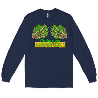 Navy Shake Your Shamrocks St. Patrick's Day Long Sleeve Tee - CowGirlArtShop