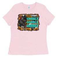 Bubblegum Pink gobble gobble gobble Ladies Tee - RanaPortraitStore