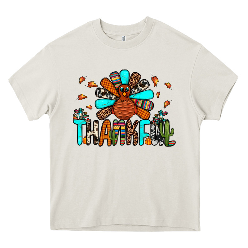 Thankful Turkey Heavy Core Tee by JahusDesignShop | Teevron