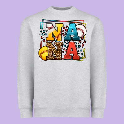 Baseball And Softball Nana Heavyweight Sweatshirt Designed By Lillyallendesigns