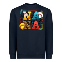 Navy Baseball and Softball nana Heavyweight Sweatshirt - LillyAllenDesigns