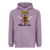Lavender mama bee with crown Heavyweight Hoodie - Artiststas