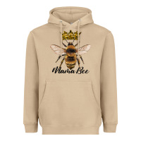Mushroom mama bee with crown Heavyweight Hoodie - Artiststas