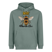 Sage mama bee with crown Heavyweight Hoodie - Artiststas