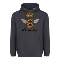 Smoke mama bee with crown Heavyweight Hoodie - Artiststas