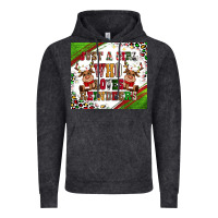 Vintage Black just a girl who loves reindeer Vintage Hoodie - CowGirlArtShop