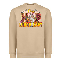Mushroom One hip lunch lady Easter Day Heavyweight Sweatshirt - LillyAllenDesigns