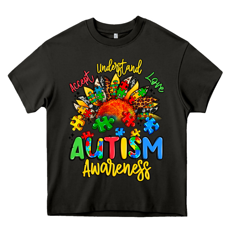 Accept Understand Love Autism Awareness Heavy Core Tee by Artiststas | Teevron