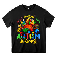 Black accept understand love autism awareness Heavy Core Tee - Artiststas