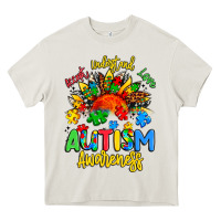 Cream accept understand love autism awareness Heavy Core Tee - Artiststas