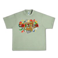 Oil Green cinco de mayo cafeteria lady Urban Heavy Tee - CowGirlArtShop