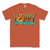 Copper Happy Thanksgiving with Turkey Classic Tee - texasbilliewilder