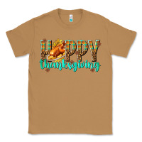 Toasted Coconut Happy Thanksgiving with Turkey Classic Tee - texasbilliewilder