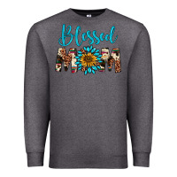 Charcoal Heather blessed mom Premium Sweatshirt - Artiststas