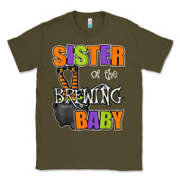 Army Green sister of brewing baby halloween theme baby shower spooky t shirt Classic Tee - minhPixels