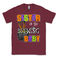 Burgundy sister of brewing baby halloween theme baby shower spooky t shirt Classic Tee - minhPixels