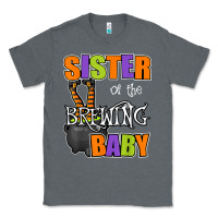 Charcoal Heather sister of brewing baby halloween theme baby shower spooky t shirt Classic Tee - minhPixels
