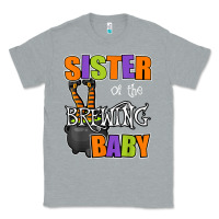 Heather Grey sister of brewing baby halloween theme baby shower spooky t shirt Classic Tee - minhPixels