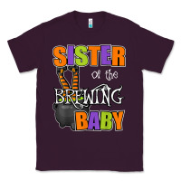 Plum sister of brewing baby halloween theme baby shower spooky t shirt Classic Tee - minhPixels