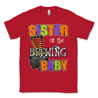 Red sister of brewing baby halloween theme baby shower spooky t shirt Classic Tee - minhPixels