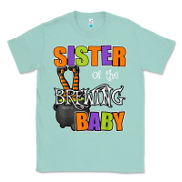 Seafoam sister of brewing baby halloween theme baby shower spooky t shirt Classic Tee - minhPixels