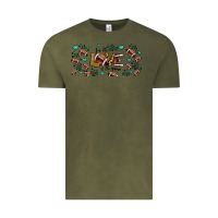 Vintage Olive for the love of the game American football Vintage Tee - Jasminsmagicworld